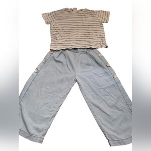 Zara Light Blue Kids Pants